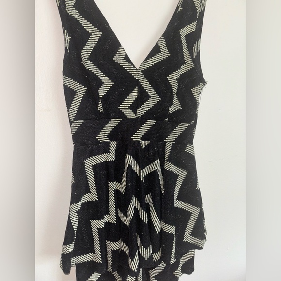 Privy BLACK SPARKLY ROMPER | Size S | Eras Tour Outfit - Picture 1 of 3